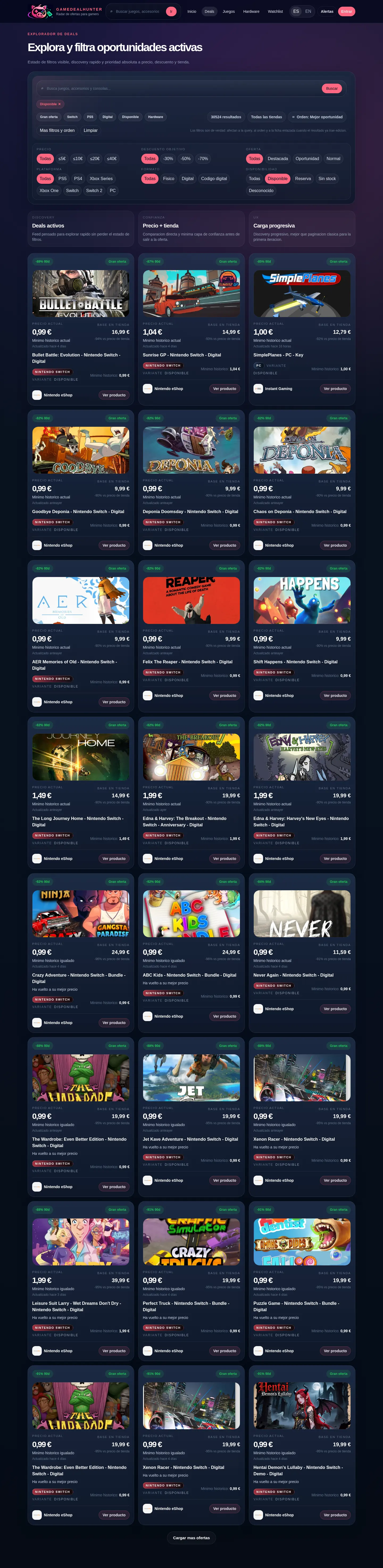Ofertas desktop
